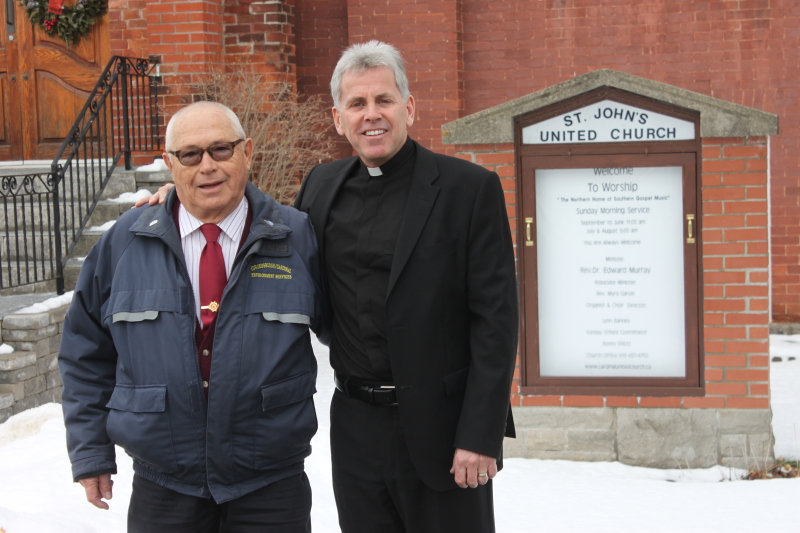 St. John's Church opens doors to Canadian first responders