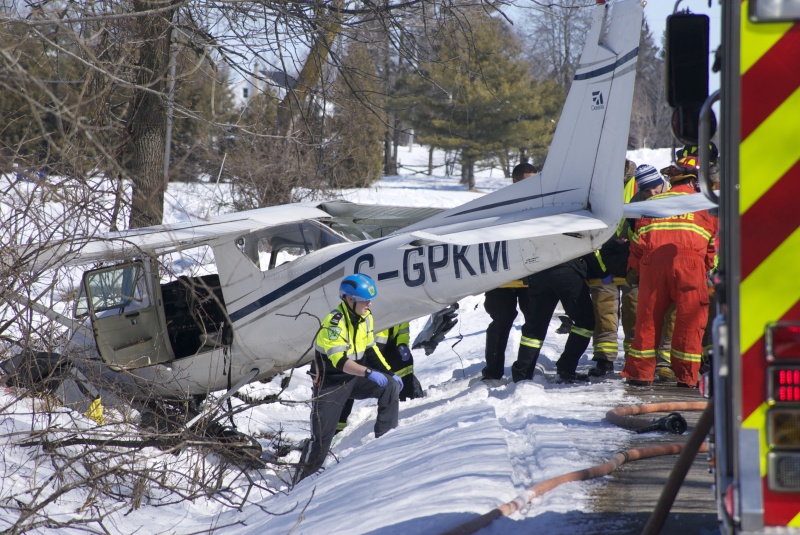 Plane crash on Froom Road