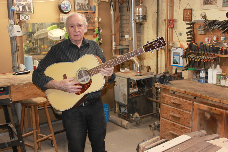 Singing the praises of a local guitar maker