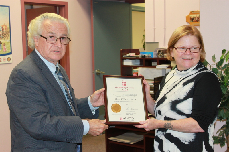 Recognizing 20 years of service